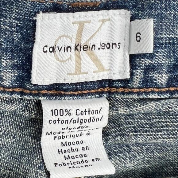 CALVIN KLEIN JEANS Metal Accent Jeans SZ 6 - Picture 13 of 15